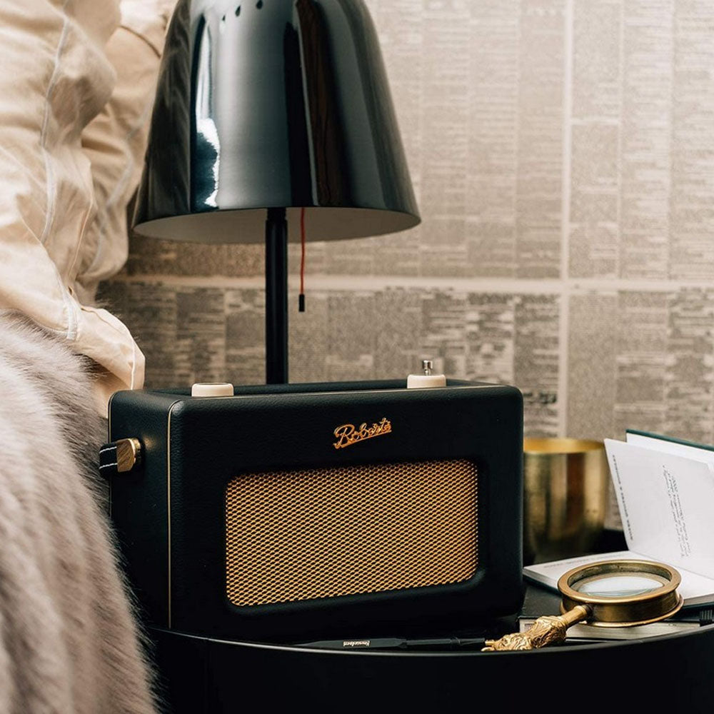 Roberts R260BK Revival Radio – AM/FM Portable (Black)