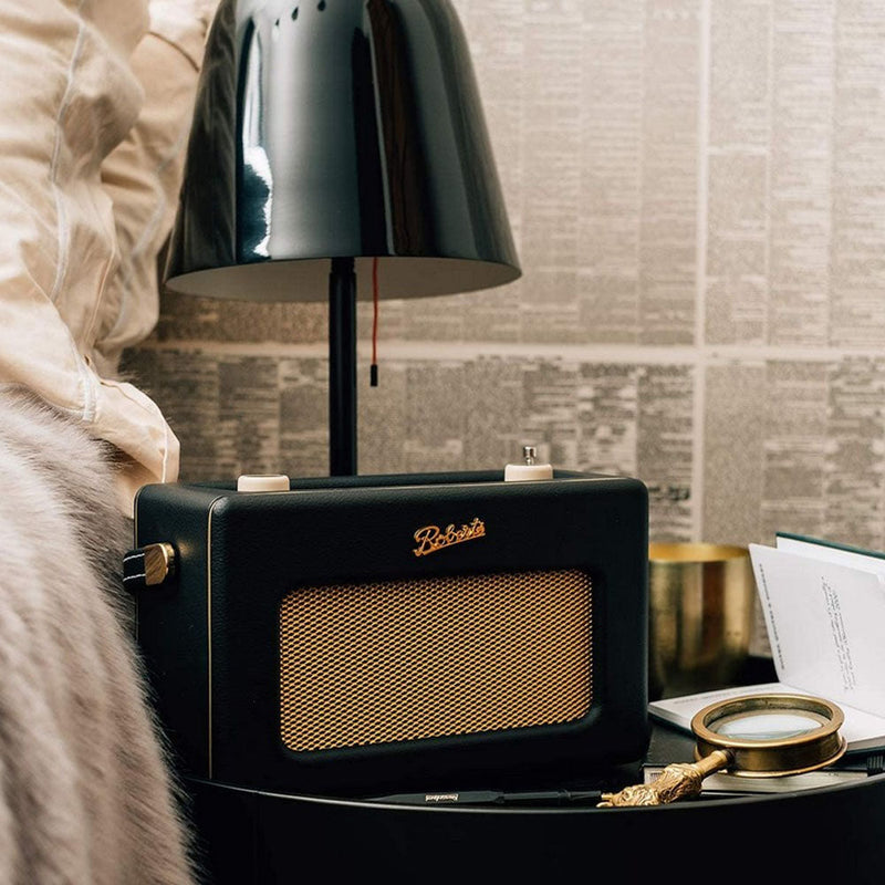 Roberts R260BK Revival Radio – AM/FM Portable (Black)