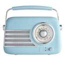 iTek I60028BLU Vintage Bluetooth AM/FM Radio (Blue)