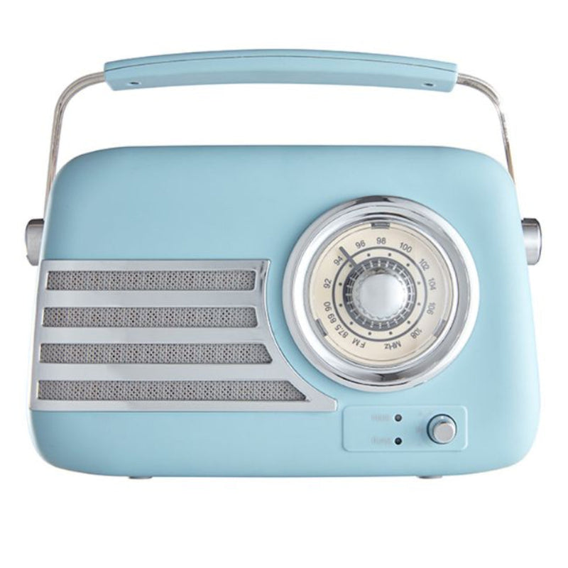 iTek I60028BLU Vintage Bluetooth AM/FM Radio (Blue)
