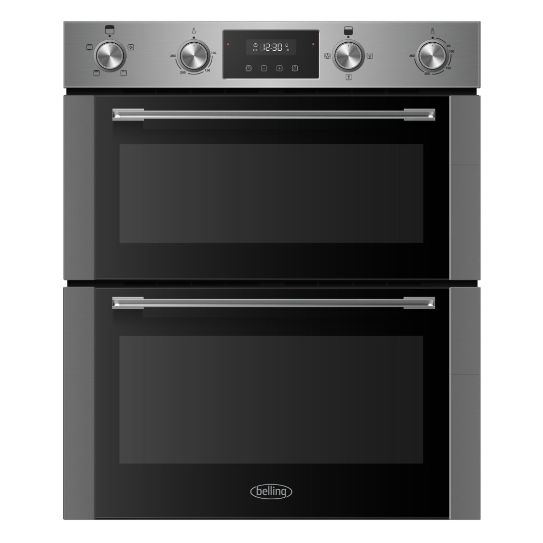 Belling BI704FPSTA Built-Under Double Oven Stainless Steel product view