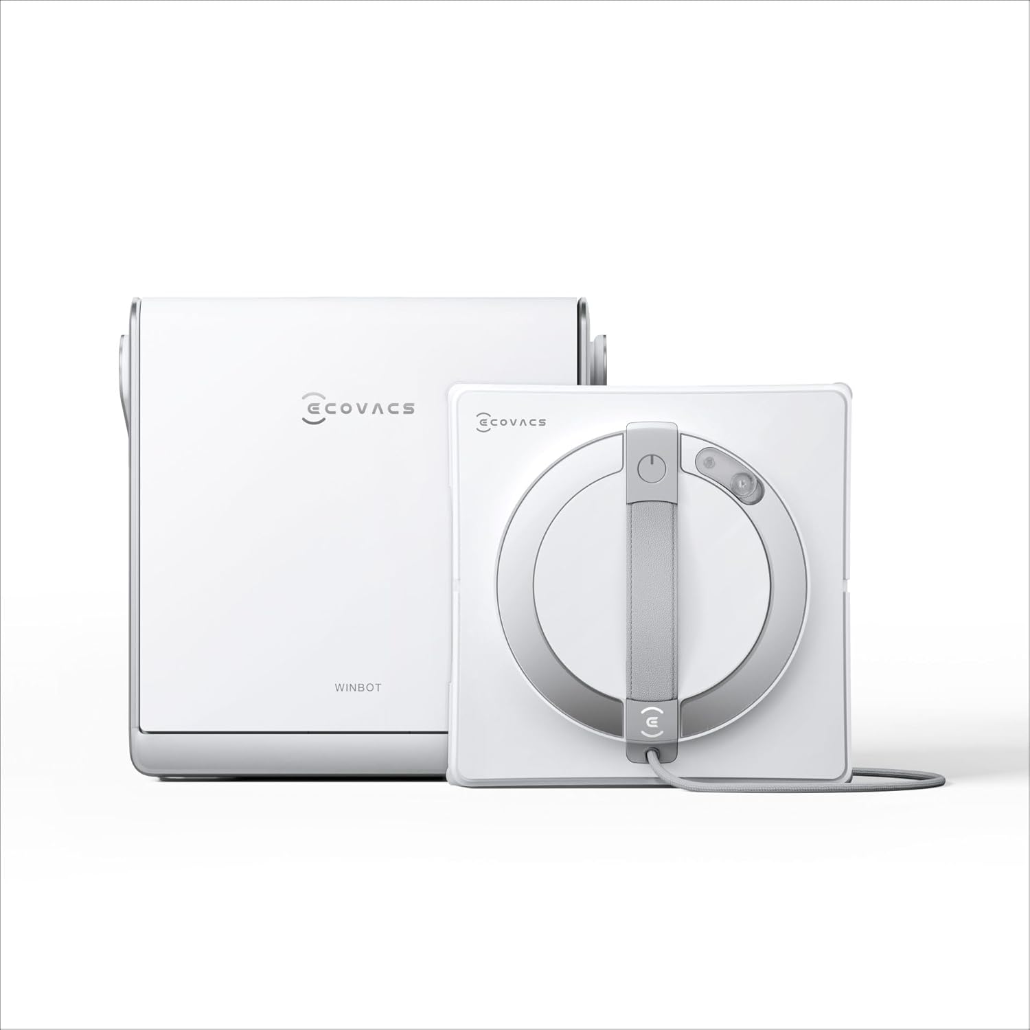 ECOVACS WINBOT W2S OMNI Robotic Window Cleaner | Smart Multifunctional Cleaning Station