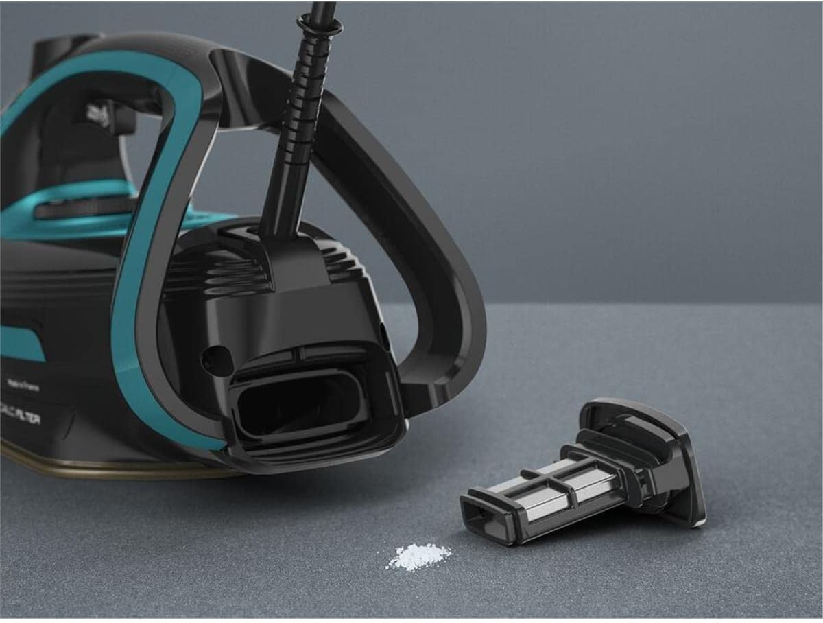 Tefal Puregliss FV8066 Steam Iron (Black/Blue)