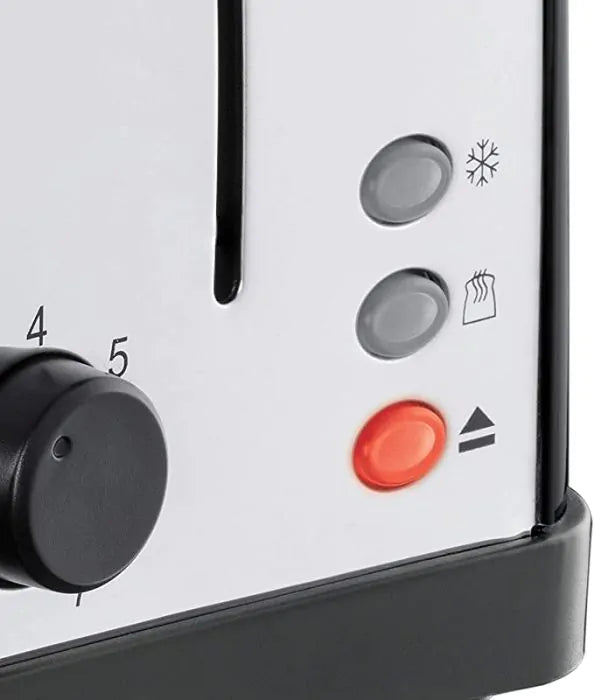 Russell Hobbs 28360 4-Slice Stainless Steel Toaster (Black Panels)