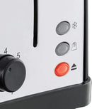 Russell Hobbs 28360 4-Slice Stainless Steel Toaster (Black Panels)