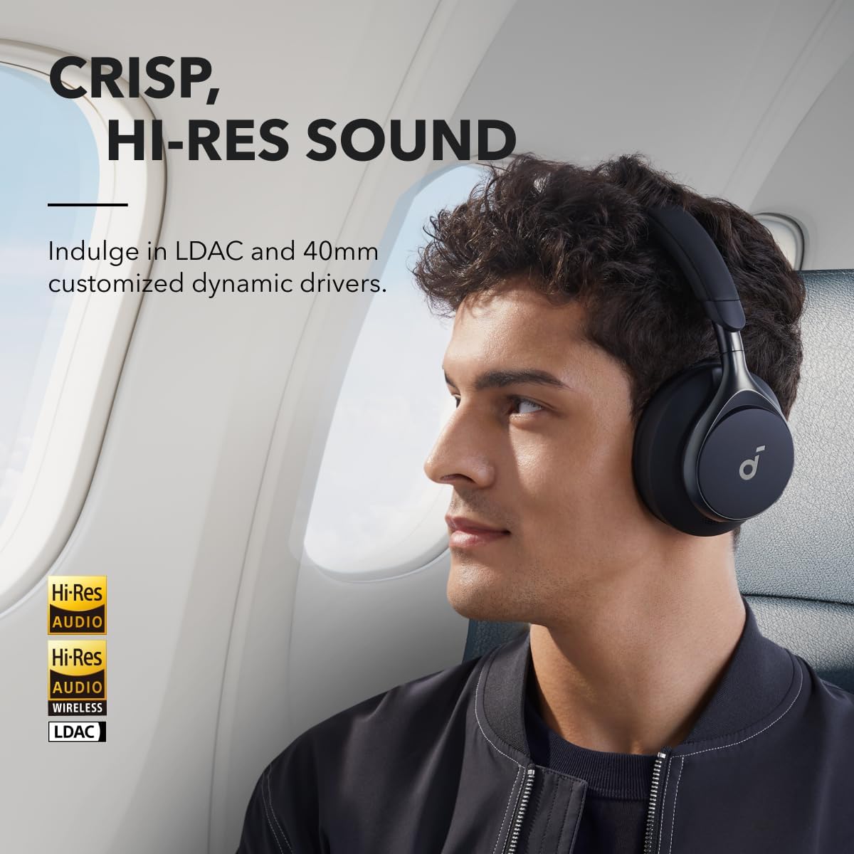 Soundcore Space One Wireless ANC Headphones - Black | A3035G11