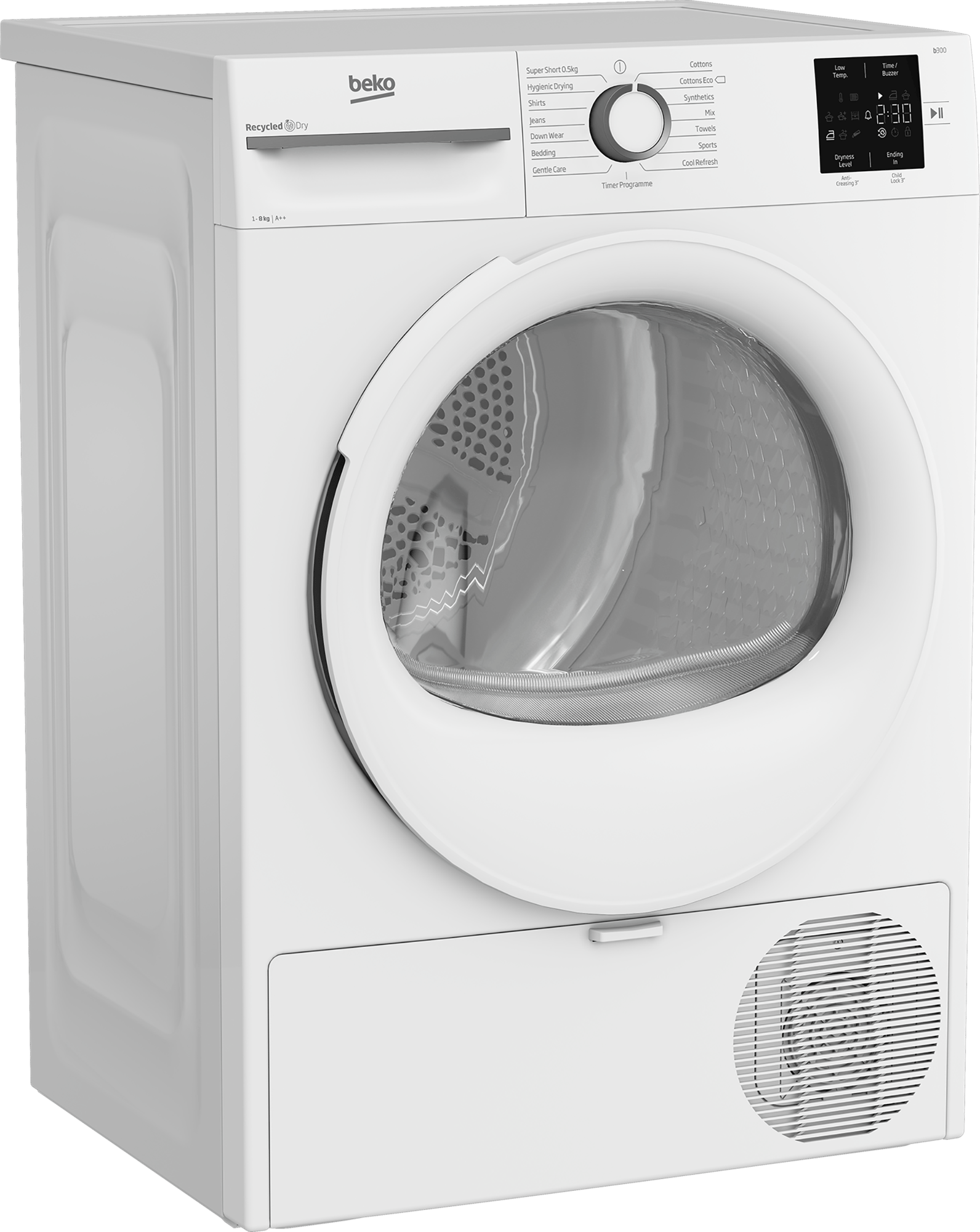 Beko 8kg Heat Pump Tumble Dryer White | BM3T3822N