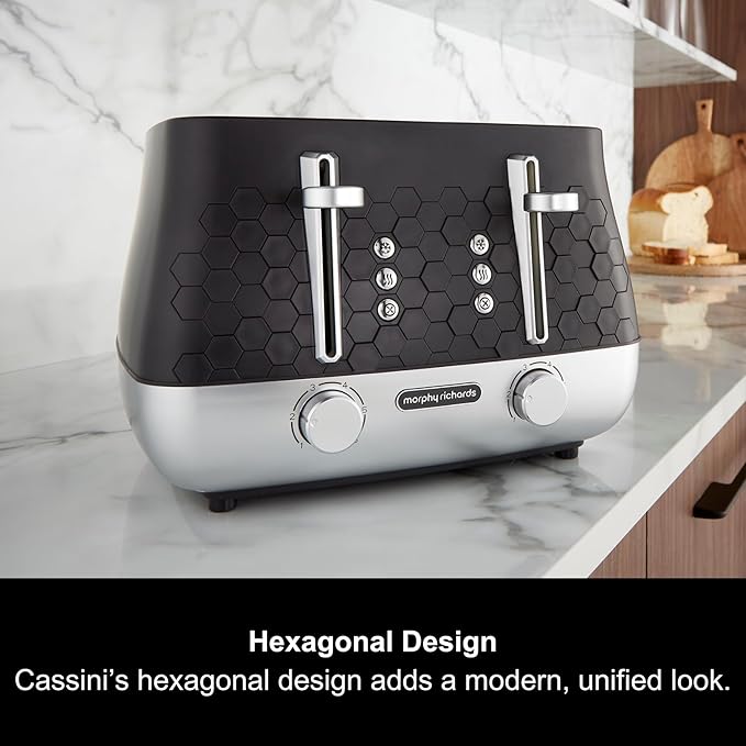 Morphy Richards 243020 Cassini 4 Slice Toaster (Moonless Night)