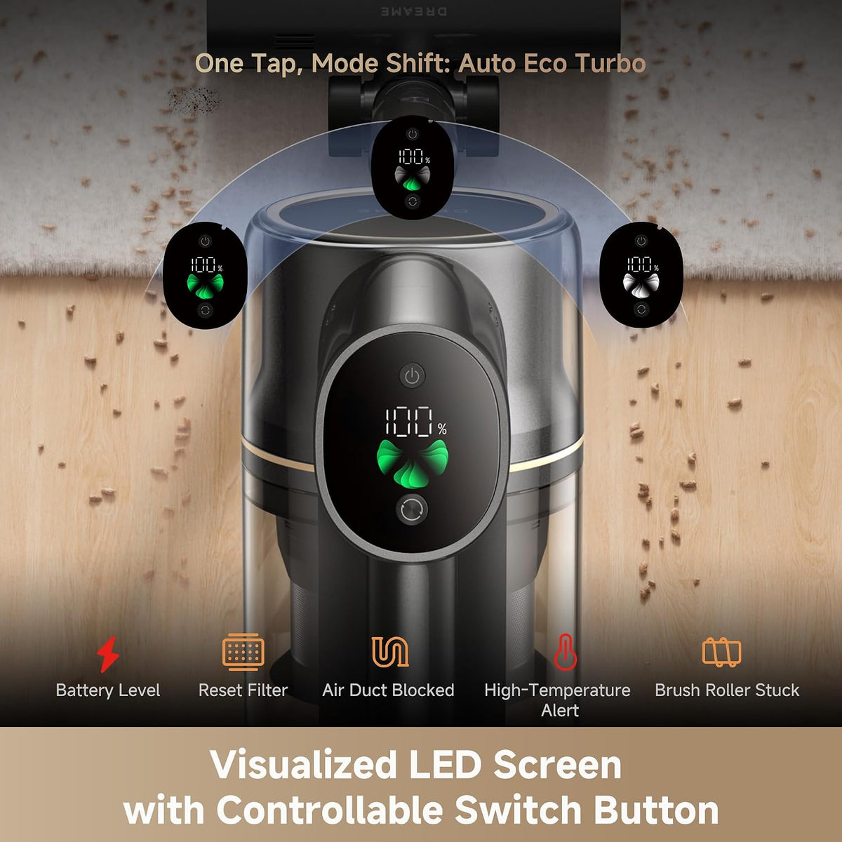 Dreame R20 Pro Cordless Stick Vacuum - VRV73H | Lally's Electrical Dundalk - image 4