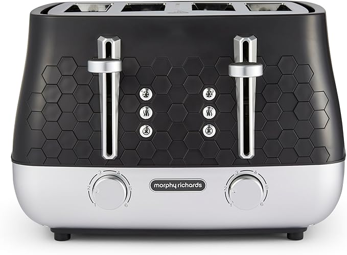 Morphy Richards 243020 Cassini 4 Slice Toaster (Moonless Night)