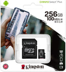 Kingston Canvas Select Plus 256GB microSDXC (SDCS2256GB) + SD Adapter