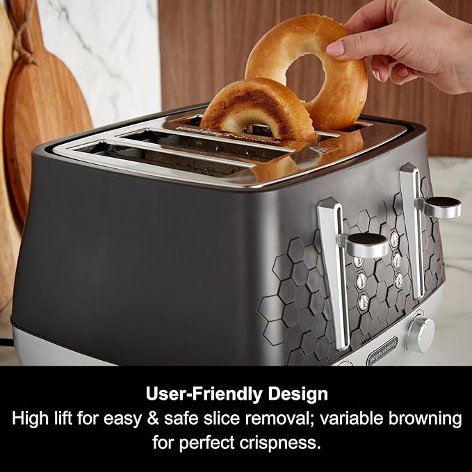 Morphy Richards 243020 Cassini 4 Slice Toaster (Moonless Night)