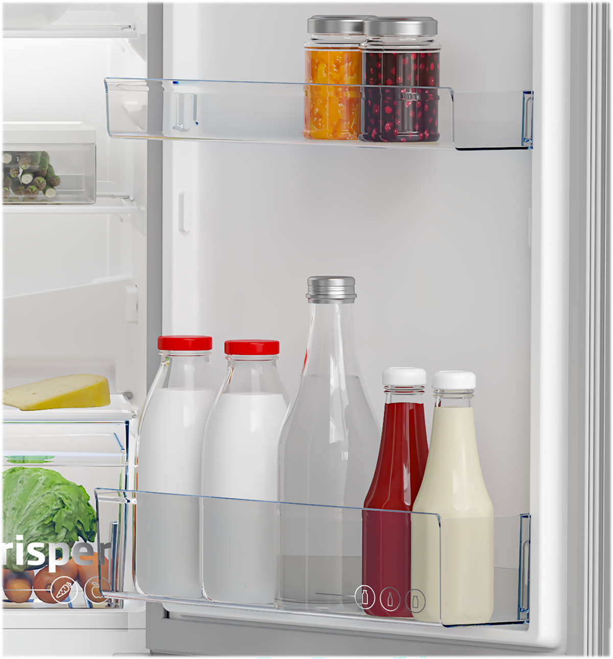 Beko 270L Frost Free Fridge Freezer - White - CFG4582W | Lally's Electrical Dundalk - image 4