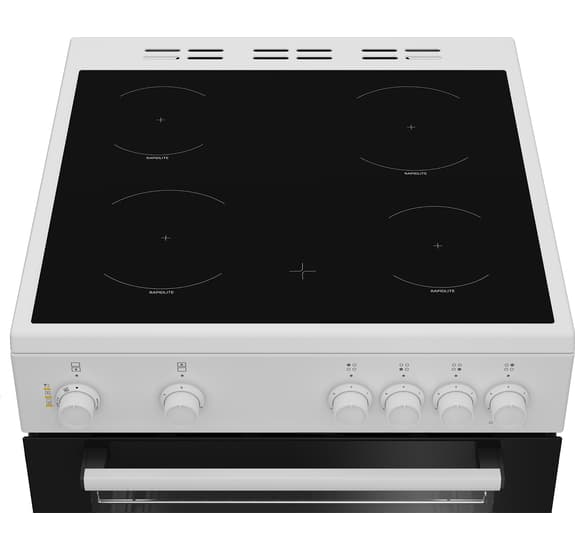Beko 60cm Twin Cavity Electric Cooker White | FTC6701W
