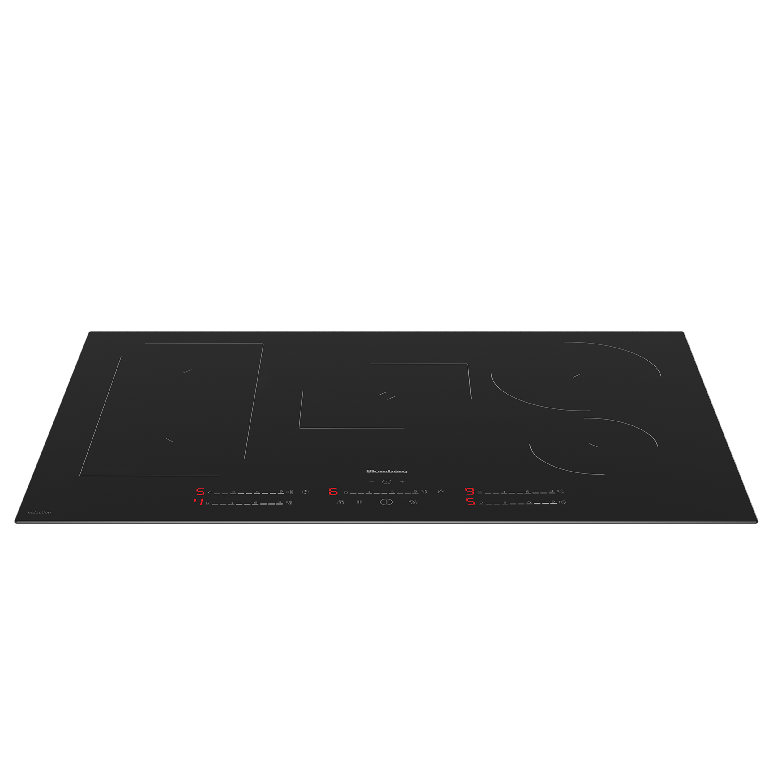 Blomberg 80cm 5 zones Cook Sensor Induction Hob Black | MIX55487N