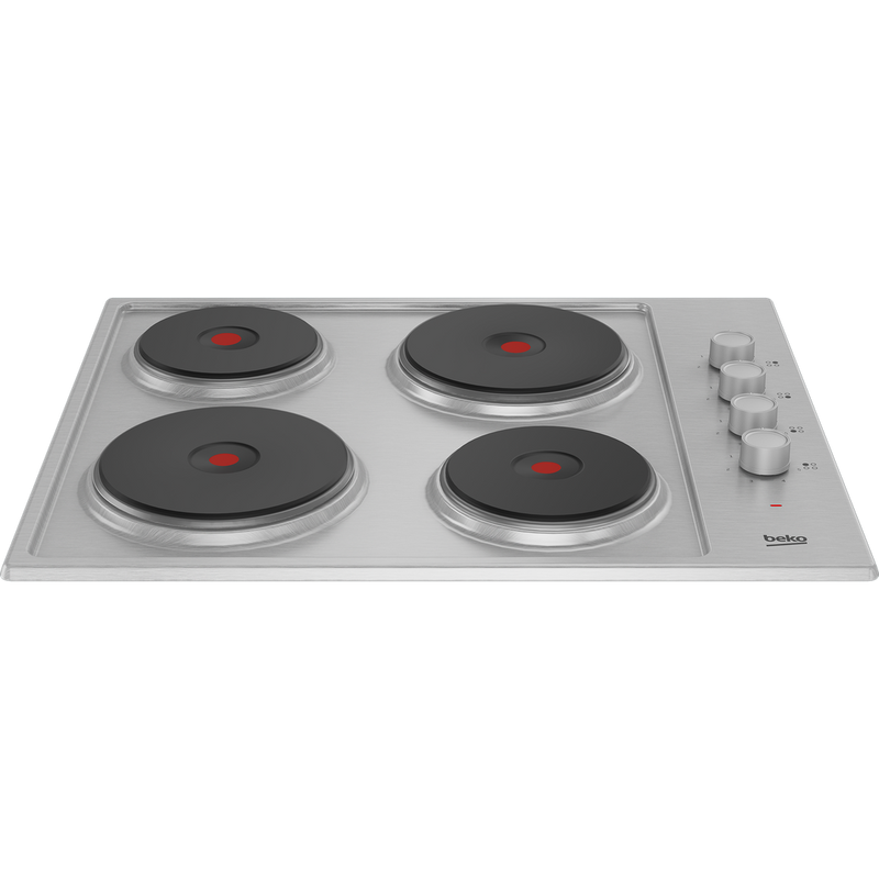 Beko 60cm Sealed Plate Hob with Side Knob Controls | HIBE64101X Beko Hob Lallys Electrical Ireland