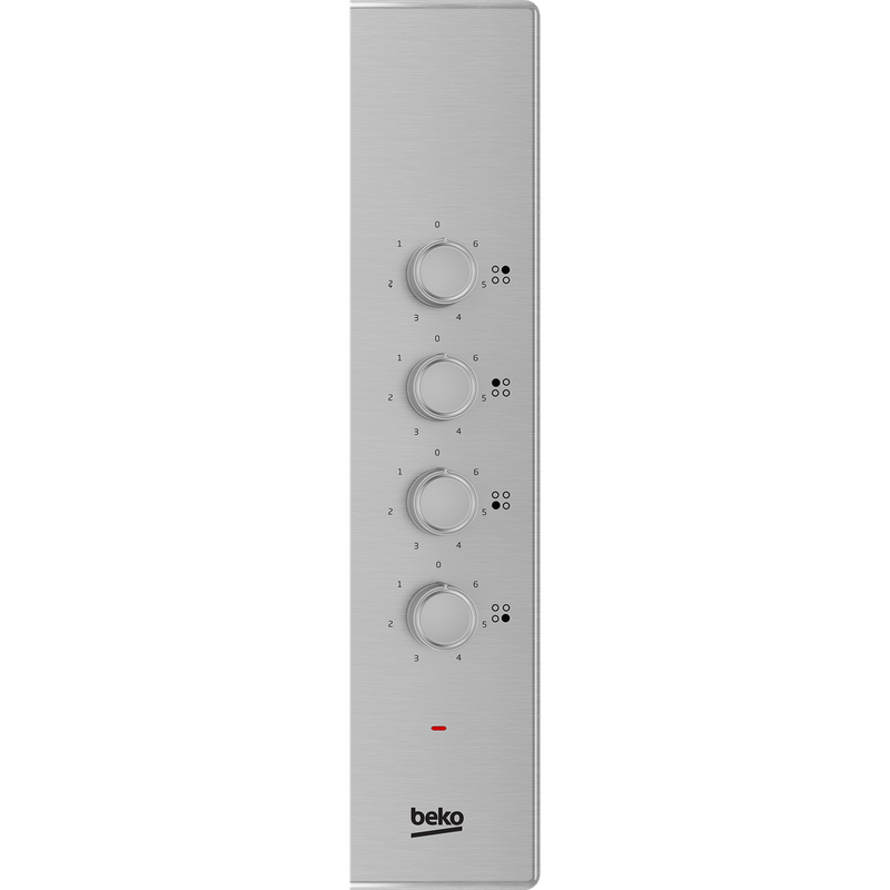 Beko 60cm Sealed Plate Hob with Side Knob Controls | HIBE64101X Beko Hob Lallys Electrical Ireland