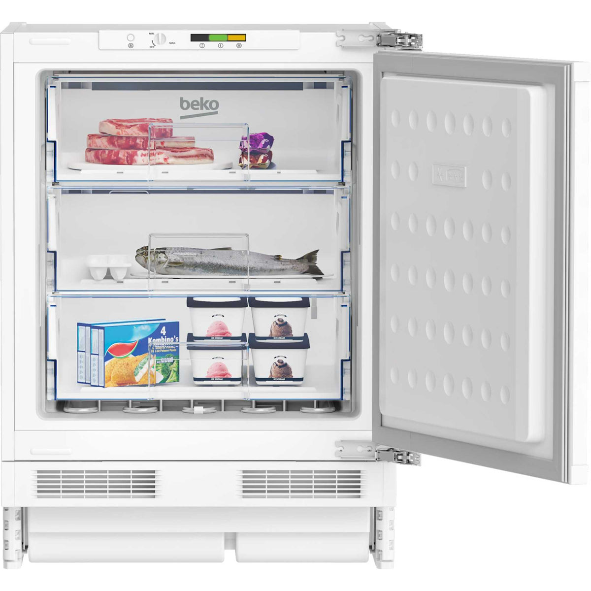 Beko Integrated Undercounter Freezer BSF4682