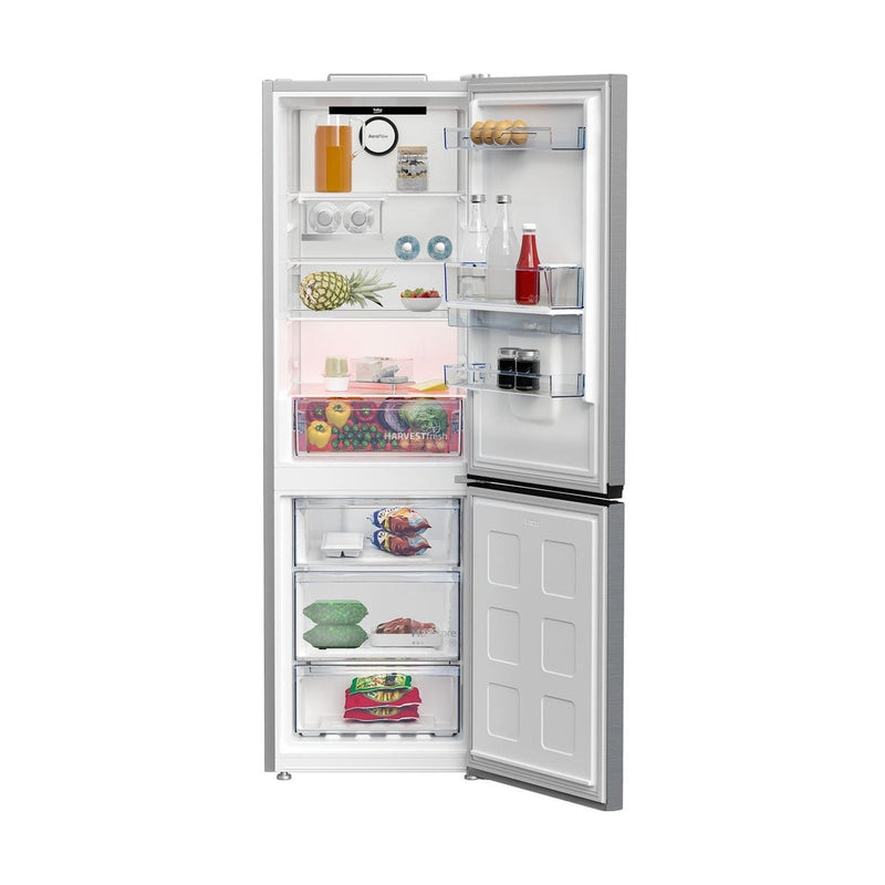 Beko HarvestFresh 60/40 Fridge Freezer - Stainless Steel | CNB3G4686DVPS Beko Fridge Freezer Lallys Electrical Ireland
