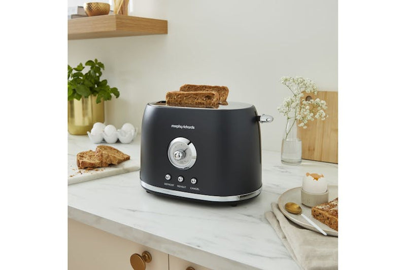 Morphy Richards 980603 2-Slice Boutique Toaster (Graphite Matt Steel)