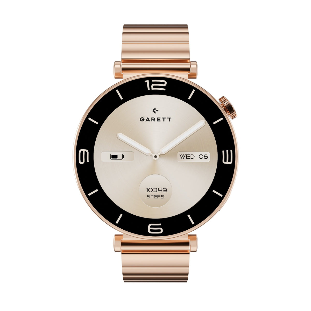Garett Rose Smartwatch - Gold Steel - ROSE GOLD STEEL | Lally's Electrical Dundalk - image 3