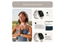 Fitbit Sense 2 Smartwatch — Lunar White / Platinum (FB521SRWT)