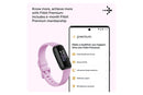 Fitbit Inspire 3 - Health & Fitness Tracker with 10-Day Battery & AMOLED Display - Black/Lilac Bliss | 79-FB424BKLV