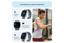 Fitbit Versa 4 - Fitness Smartwatch with GPS, NFC Payments & 40+ Exercise Modes - Waterfall Blue/Platinum | 79-FB523SRAG