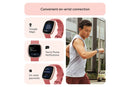 Fitbit Versa 4 - Fitness Smartwatch with GPS, NFC Payments & 40+ Exercise Modes - Pink Sand/Copper Rose | 79-FB523RGRW