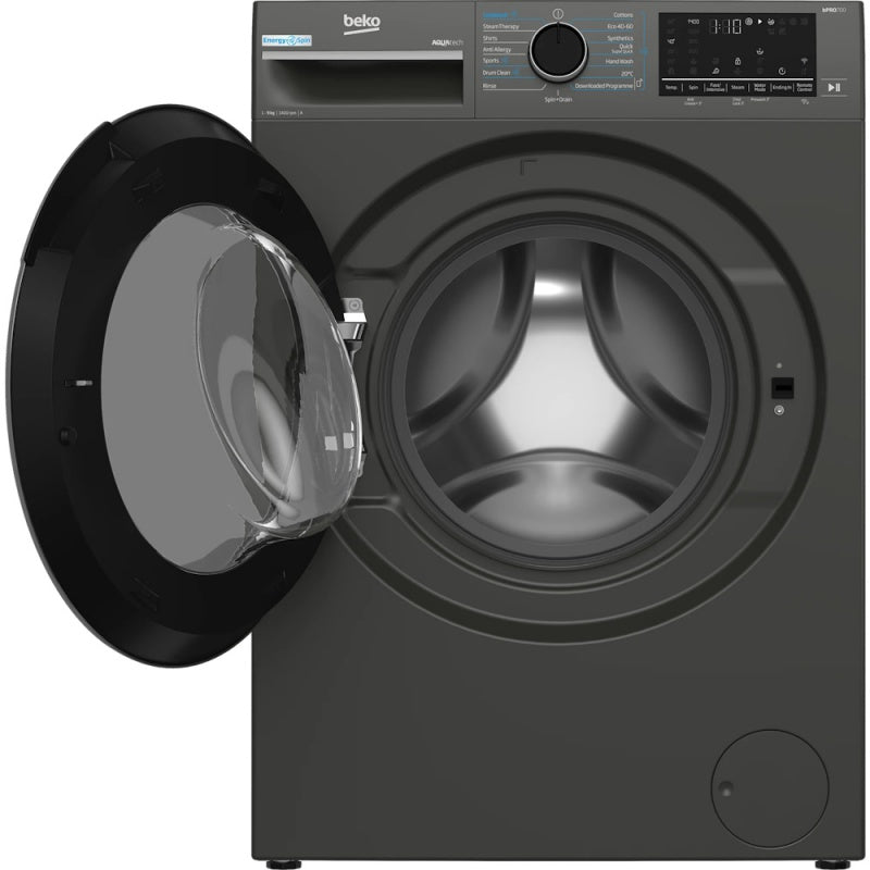 Beko B5W59411AG EnergySpin / AquaTech 9 kg Washing Machine — Graphite