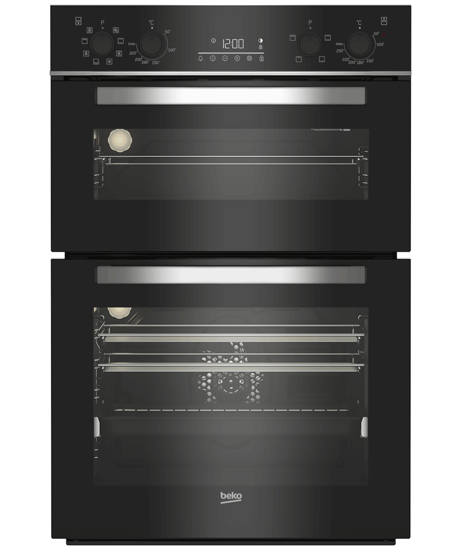 Beko 60cm Built-in High Specification RecycledNet™ Double Oven | BBDM243BOC