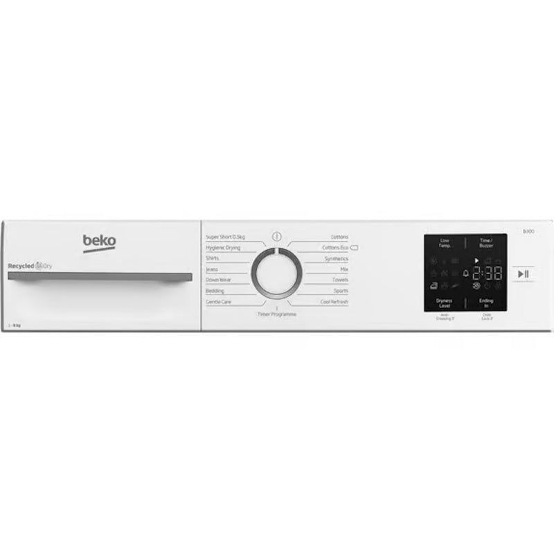 Beko BM3T3822W 8 kg Heat Pump Tumble Dryer — White