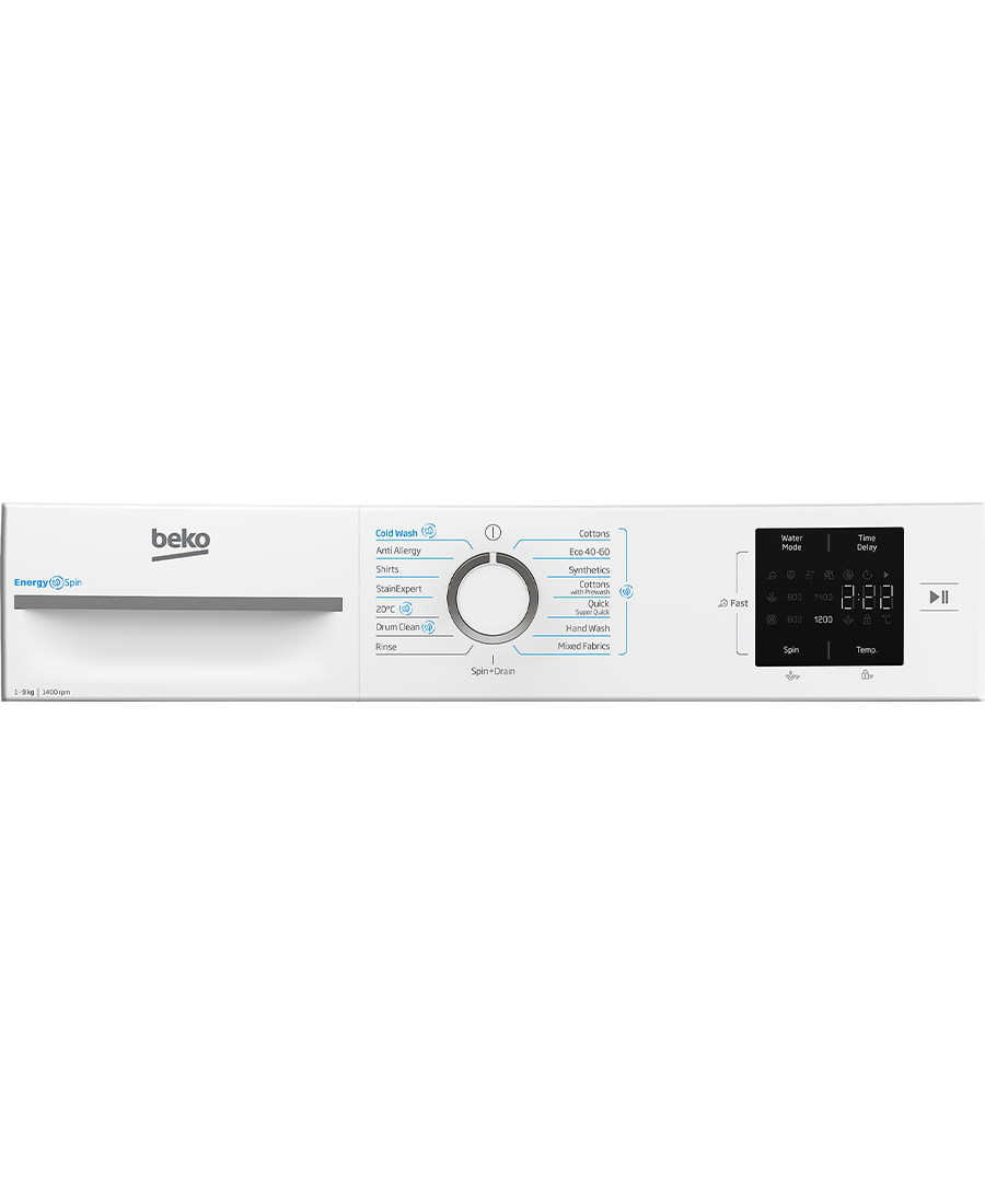 Beko EnergySpin 9kg 1400rpm Washing Machine - White - BM3WT3941W | Lally's Electrical Dundalk - image 4