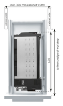 Ritter BT 10 620001 Built-In 2-Slice Drawer Toaster