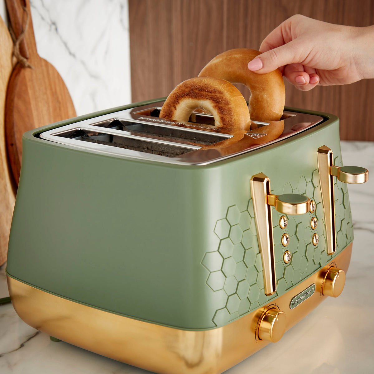 Morphy Richards Cassini Toaster 4-Slice Olivine - 243022 | Lally's Electrical Dundalk - image 5