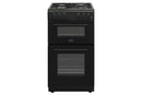 Belling BFSG51TCBKNG 50 cm Twin Cavity Gas Cooker (Black)