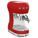 Smeg 50s Style Espresso Coffee Machine Red | ECF02RDUK