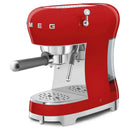 Smeg 50s Style Espresso Coffee Machine Red | ECF02RDUK