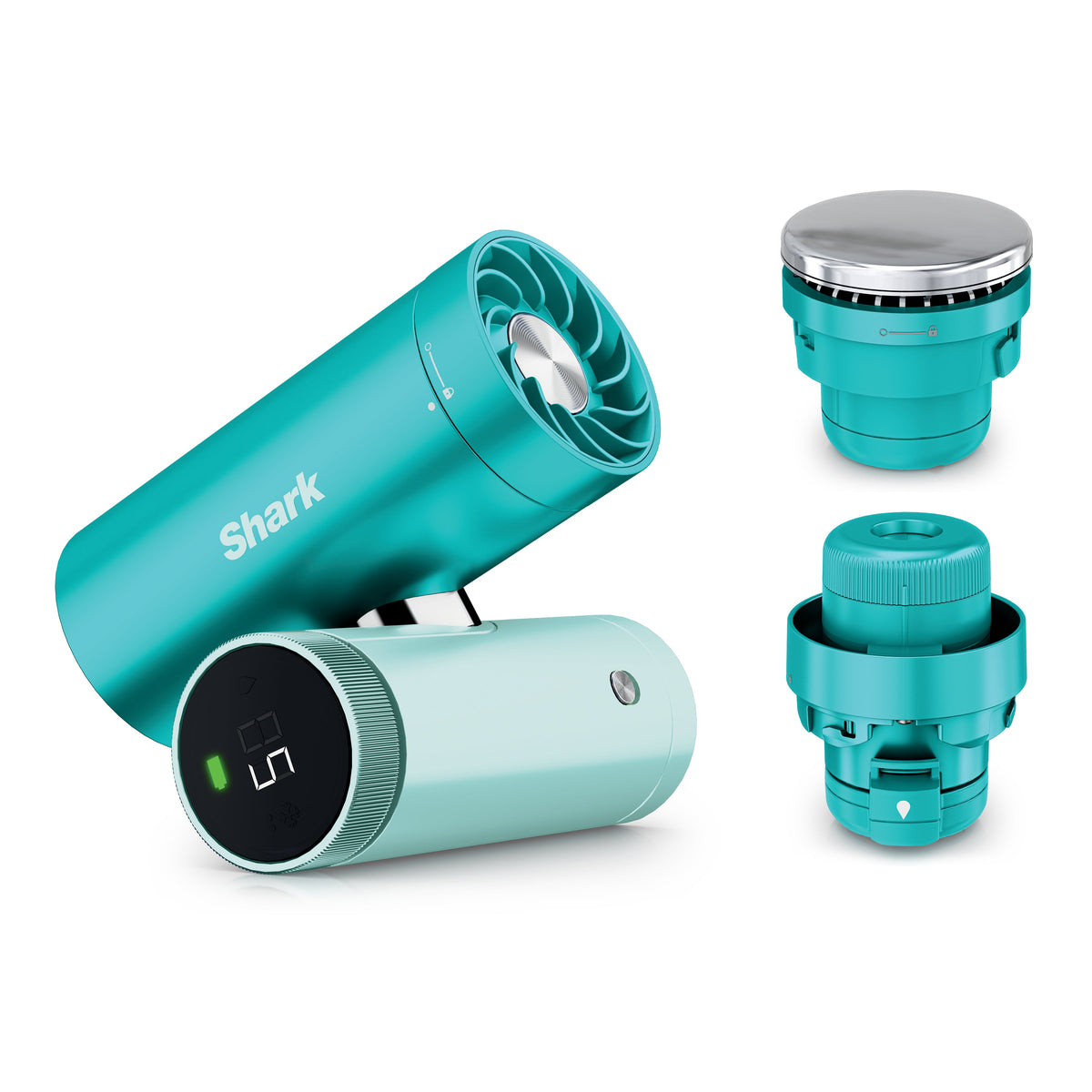 Shark ChillPill 3-in-1 Fan, Mist & InstaChill System Glacier - FA022UKBL | Lally's Electrical Dundalk