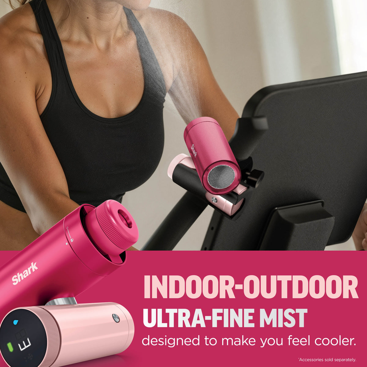 Shark ChillPill 3-in-1 Fan, Mist & InstaChill System Dragon Fruit - FA022UKPK | Lally's Electrical Dundalk - image 3
