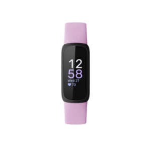 Fitbit Inspire 3 FB424BKLV – Health &amp; Fitness Tracker (Black / Lilac Bliss)