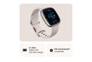 Fitbit Sense 2 - Advanced Health Smartwatch with cEDA Stress Sensor & GPS - Lunar White/Platinum | 79-FB521SRWT