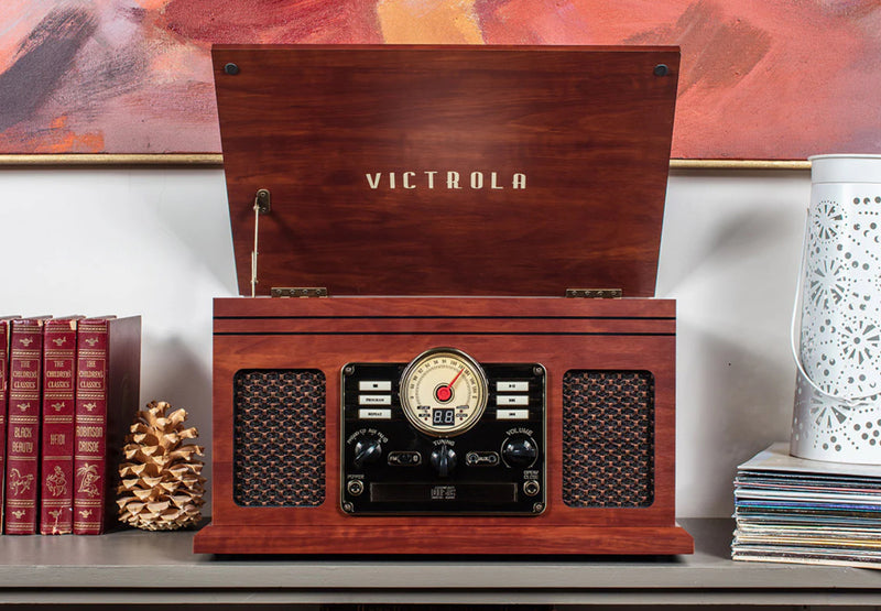 Victrola Quincy 6-in-1 Turntable | Wood