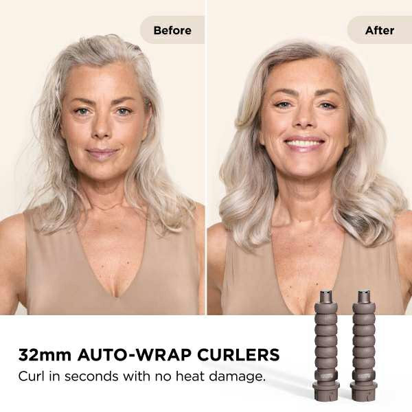 Shark FlexFusion Straight 5-in-1 Air Styler &amp; Dryer HD652SUK (Cosmic Blush)