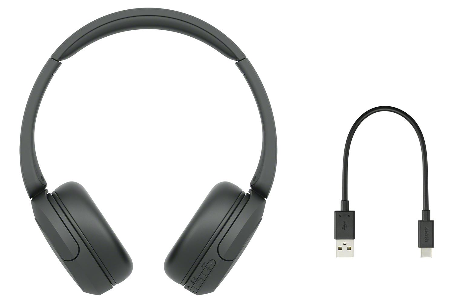 Sony WH-CH520 Wireless Bluetooth Headphones – On-Ear, Up to 50h Battery