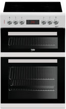 Beko Freestanding 60cm Double Oven Electric Cooker | KDC653W