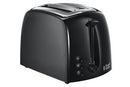 Russell Hobbs Textures Black 2 Slice | 21641