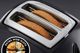 Russell Hobbs Textures Black 2 Slice | 21641