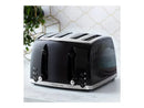 Russell Hobbs Honeycomb 4 Slice Black Toaster | 26071