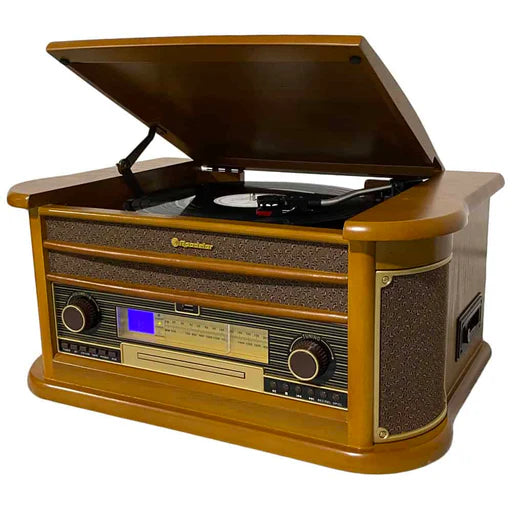 Roadstar Vintage Style 3-in-1 Record Player | HIF-1993BT